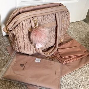 Happ Beige Levy Backpack with extra accesories